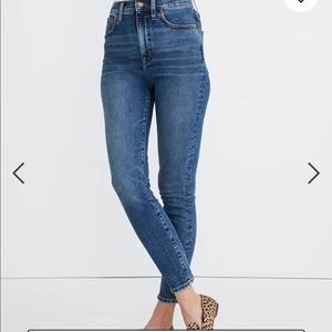 Madewell 11” High-Rise Skinny Jeans-Longridge Wash